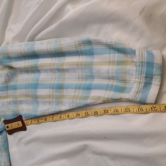 Alfred Dunner Womens Button Down Collar Long Sleeve Plaid Top - Picture 8 of 12